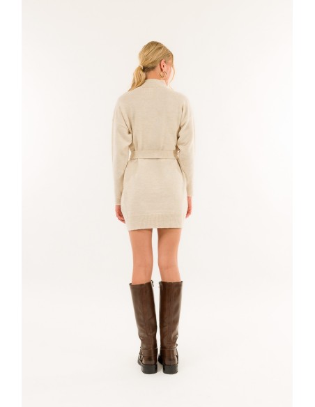 Vestido com cinto Kontatto