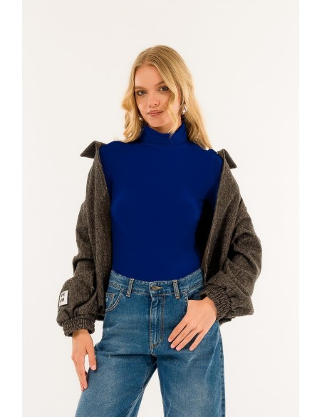 Gola alta de manga comprida Kontatto