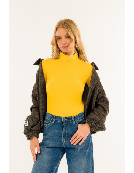 Gola alta de manga comprida Kontatto