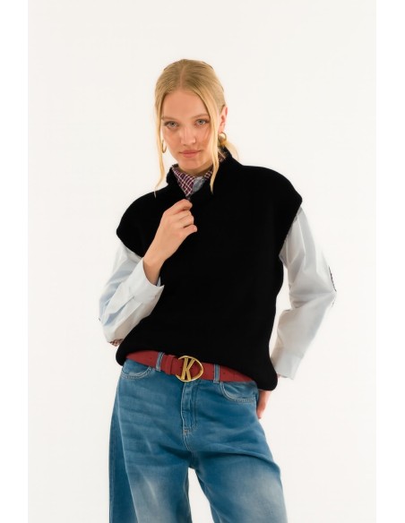 Manga com gola cratera Kontatto