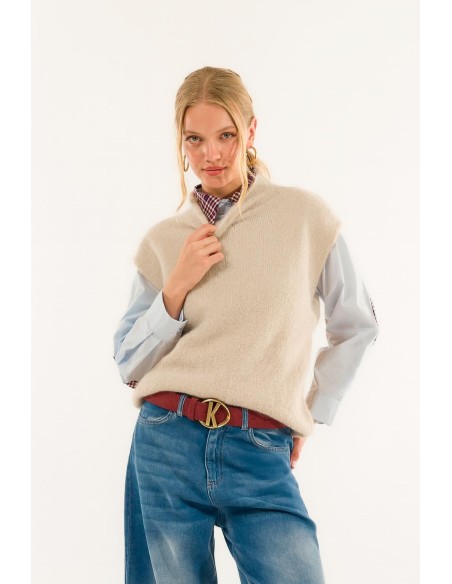 Manga com gola cratera Kontatto