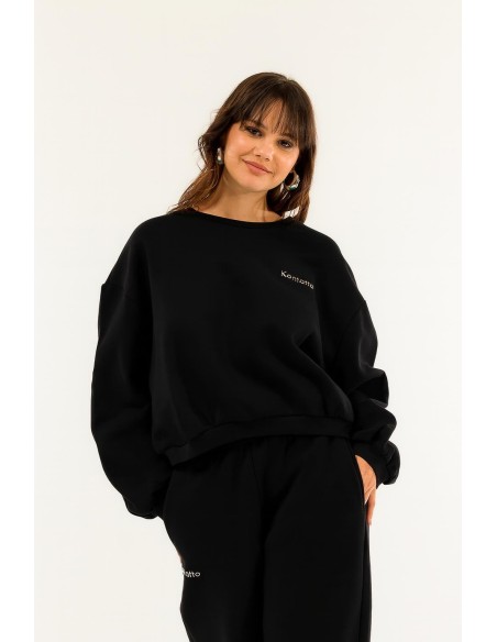 Sweatshirt Over Cropped Crew Neck Kontatto