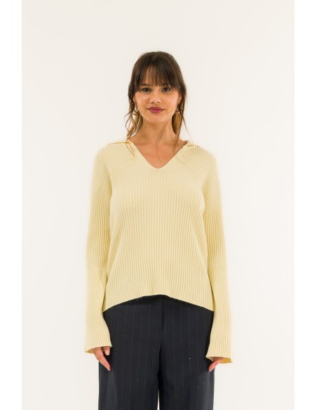 Pólo com nervuras Kontatto