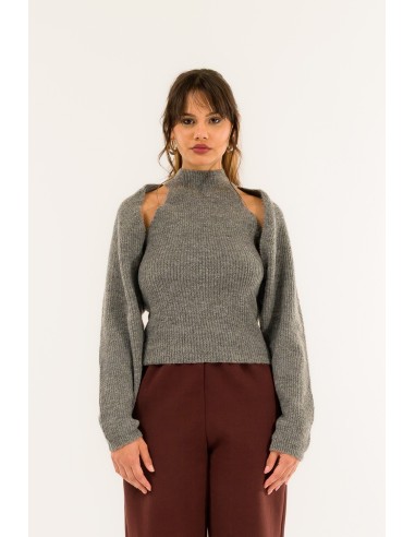 Conjunto de top e blusa Kontatto