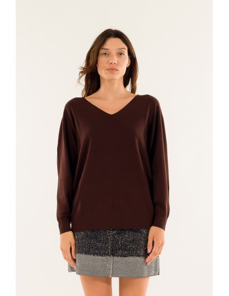 Decote em V sobre Kontatto