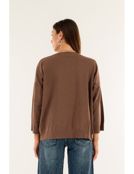 Camisola com gola cratera Kontatto