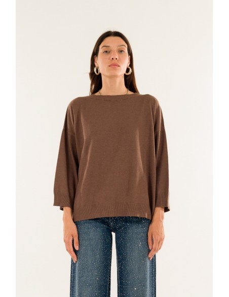 Camisola com gola cratera Kontatto