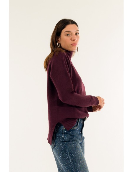 Gola alta dividida Kontatto