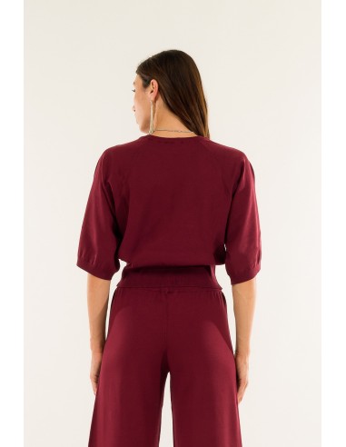 Manga comprida com gola redonda Kontatto