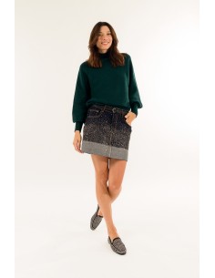 Minissaia com brilhantes Kontatto