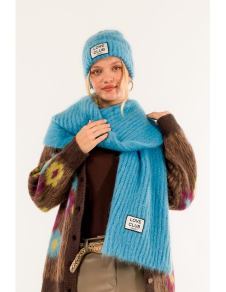 Cachecol com nervuras Kontatto Label