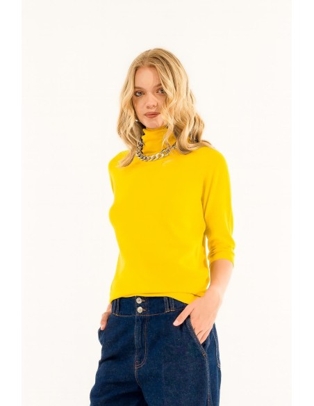 Gola alta de manga curta Kontatto