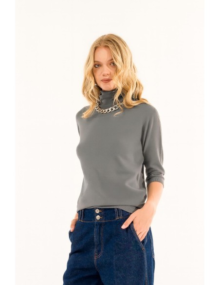 Gola alta de manga curta Kontatto