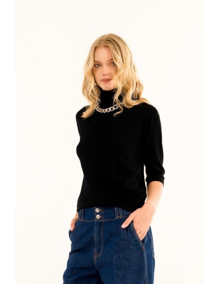 Gola alta de manga curta Kontatto