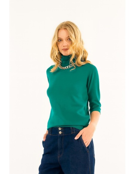 Gola alta de manga curta Kontatto