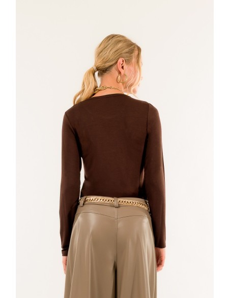 Gola redonda de manga comprida Kontatto