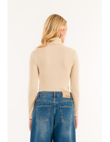 Gola alta Kontatto de manga comprida