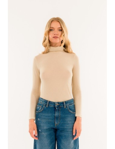 Gola alta Kontatto de manga comprida