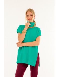 Poncho de gola alta Kontatto 2