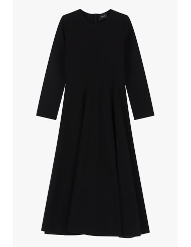 Vestido midi com mangas compridas Dixie