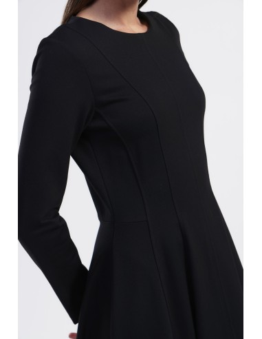 Vestido midi com mangas compridas Dixie