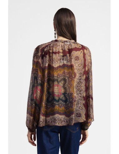 Camisa com estampado Paisley e mangas compridas Light Dixie