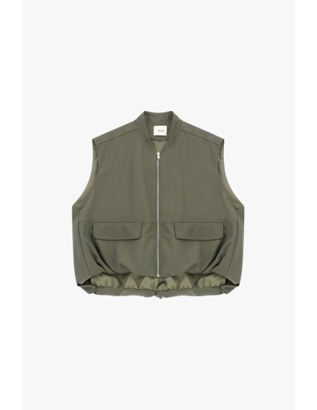 Casaco sem mangas com fecho de correr Dixie