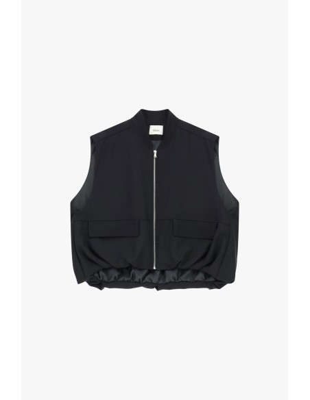 Casaco sem mangas com fecho de correr Dixie