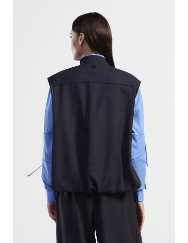 Casaco sem mangas com fecho de correr Dixie