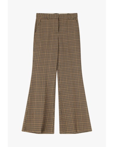 Calças largas xadrez Dixie