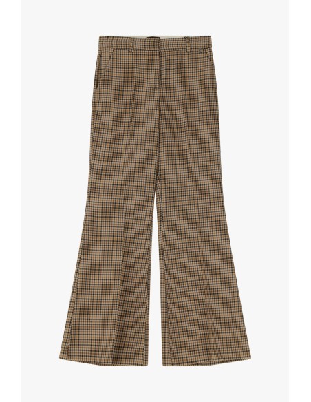 Calças largas xadrez Dixie