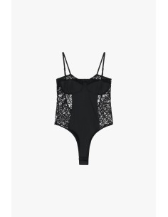 Bodysuit de renda e alças finas Dixie 2