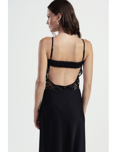 Bodysuit de renda e alças finas Dixie