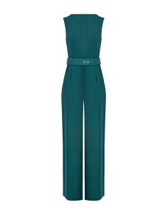 Fato fluido Palazzo de uma peça com cinto com logótipo rígido coordenado Rinascimento 2