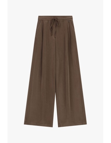 Calças Palace de cintura alta com cordão de ajuste Dixie