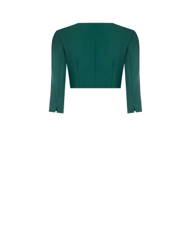 Bolero de tecido fluido aberto Rinascimento