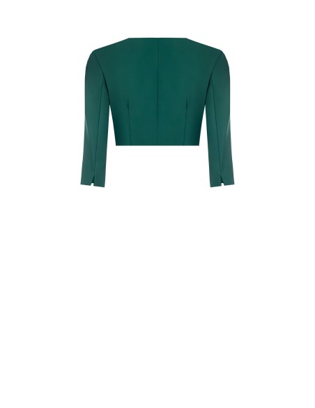 Bolero de tecido fluido aberto Rinascimento