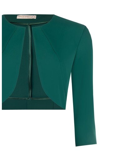 Bolero de tecido fluido aberto Rinascimento