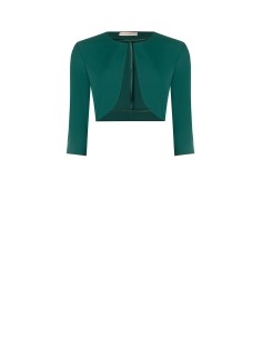 Bolero de tecido fluido aberto Rinascimento