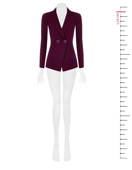 Jaqueta Blazer de tecido técnico Rinascimento