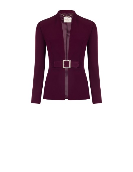 Blazer de tecido técnico com fivela Rinascimento