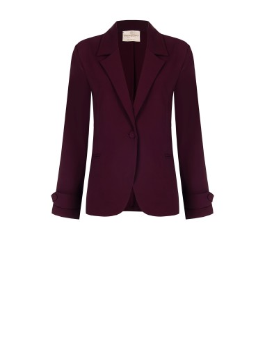 Casaco blazer de tecido fluido Rinascimento