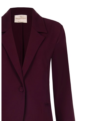 Casaco blazer de tecido fluido Rinascimento