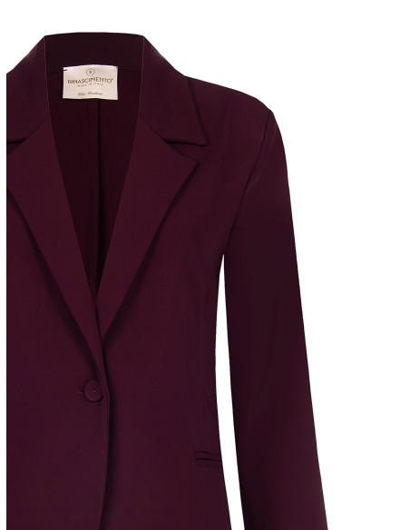 Casaco blazer de tecido fluido Rinascimento