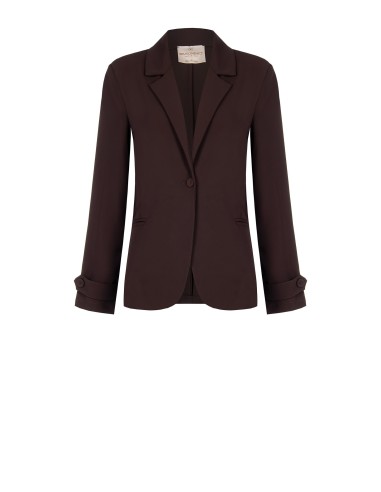 Casaco blazer de tecido fluido Rinascimento