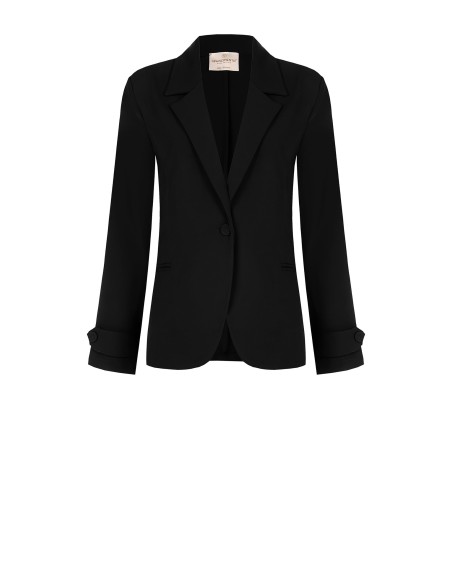 Casaco blazer de tecido fluido Rinascimento