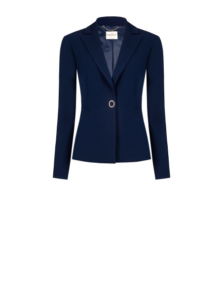 Blazer com 1 botão em tecido técnico Rinascimento