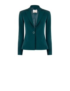 Blazer com 1 botão em tecido técnico Rinascimento 2