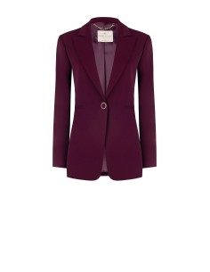 Casaco blazer com pregas largas em tecido técnico Rinascimento