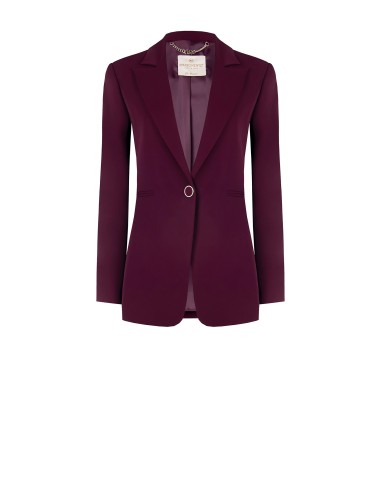 Casaco blazer com pregas largas em tecido técnico Rinascimento